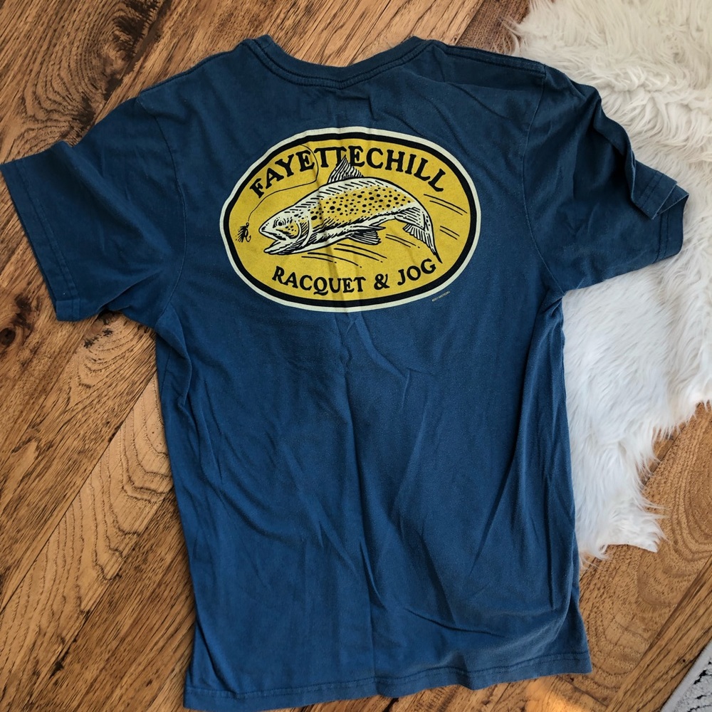 Fayettechill Logo Shirt Racquet & Jog Fish S